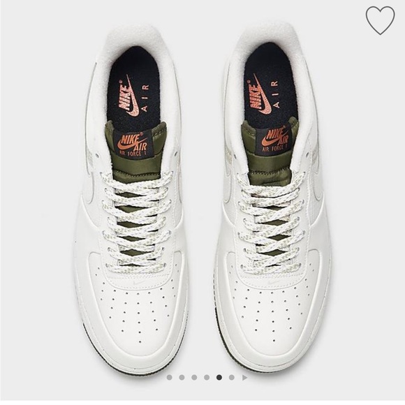 NIKE Air Force 1'07 LV8 Sneaker Phantom/ Cargo Khaki/ Russet men size 8 - Picture 6 of 15